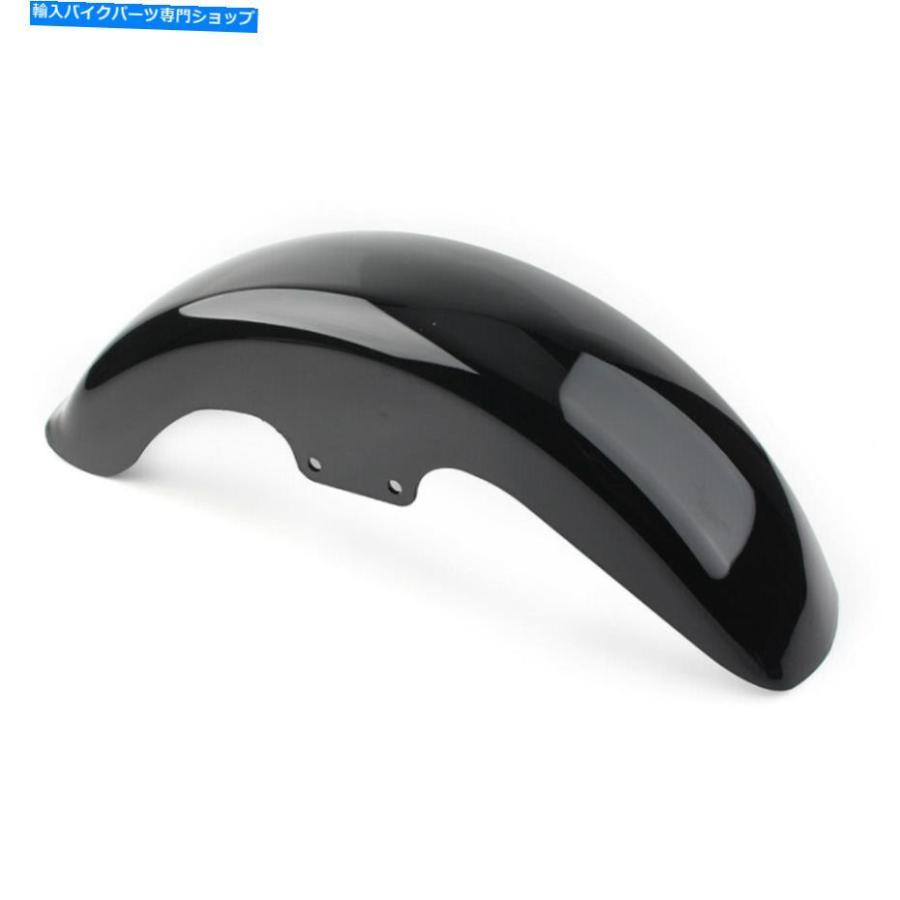 Front Fender ABSフロントフェンダーマッドガードスプラッシュカバーフィットハーレーソフトファットボーイ2006-2017 ABS Front Fender Mudguard Spla_1
