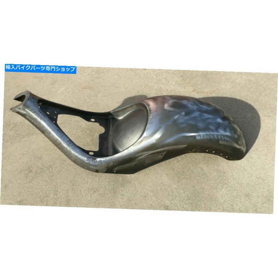 Rear Fender ビッグドッグオートバイOEM 2009-10オオカミリアフェンダーW /シートカウル生スチール1ピース Big Dog Motorcycles OEM 2009-10 WOLF rea
