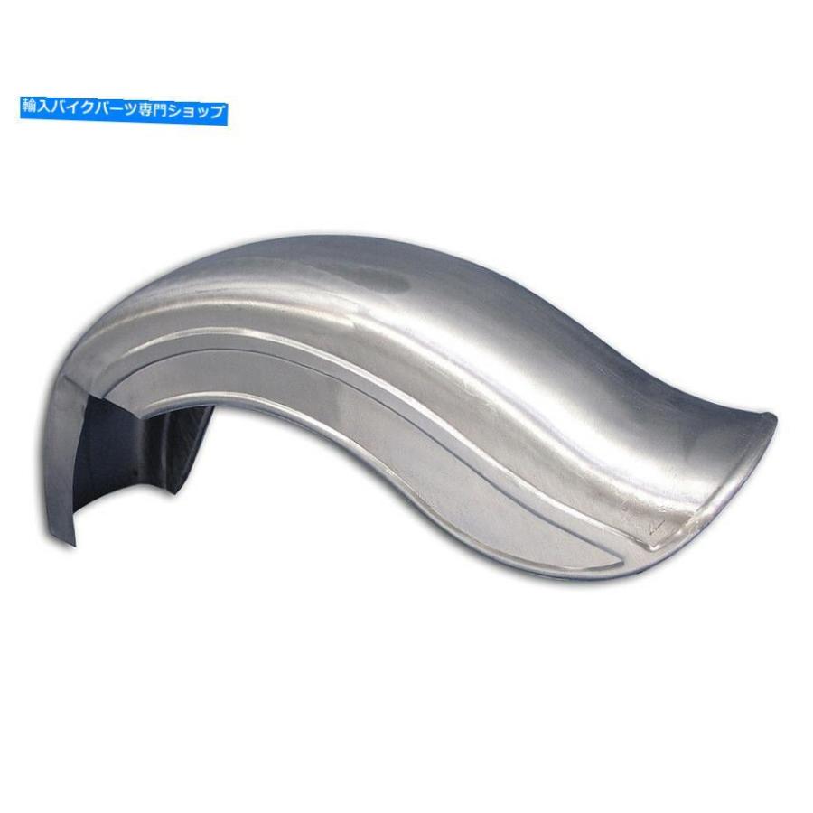 Rear Fender 左カットアウトフィットハーレー - ダビッドソン Rear Fender Bobbed with Left Cutout fits Harley-Davidson 車、バイク、自転車-フロントフェンダー
