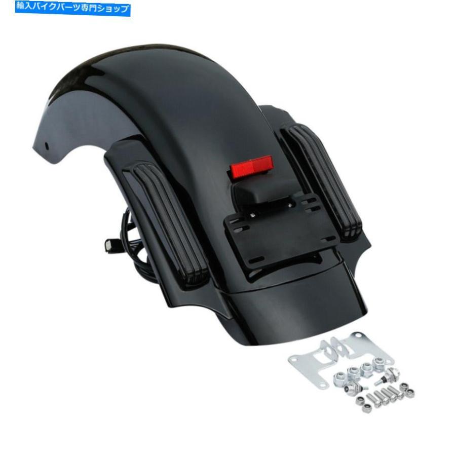 Rear Fender ハーレーエレクトラ表どおり通り道グライドキング2014-2020の利益の後押しどろ除けLED取り合わせ Rear Fender LED System For Harley Electra Str 外装パーツ-車、バイク、自転車-フロントフェンダー