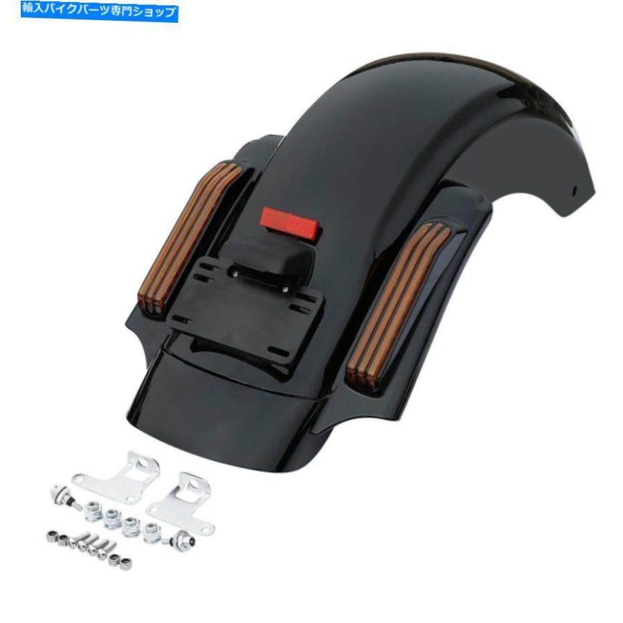 Rear Fender ハーレーツーリングストリートグライド14-20 CVOスタイルのABSのためのLEDリアフェンダーシステムフィット LED Rear Fender System Fit F