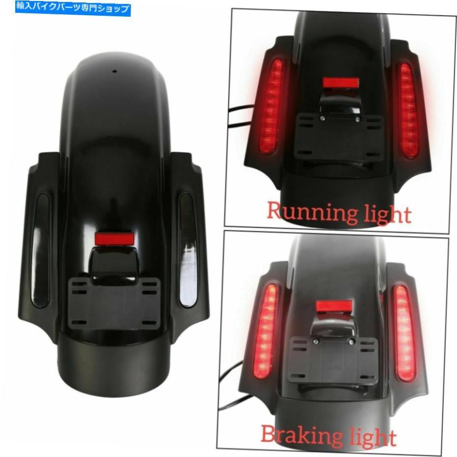 Rear Fender LEDリアフェンダーズシアセットフィットハーレーツーリングElectra Road Glide 2009-2013 LED Rear Fender Fascia Set Fit For Harley To