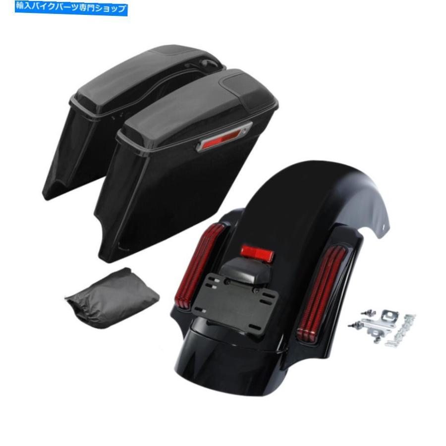 Rear Fender 5 \"伸縮されたサドルバッグリアフェンダーフィットハーレーストリートエレクトラグライド14-21 5\"" Stretched Saddlebags Rear Fender Fit"