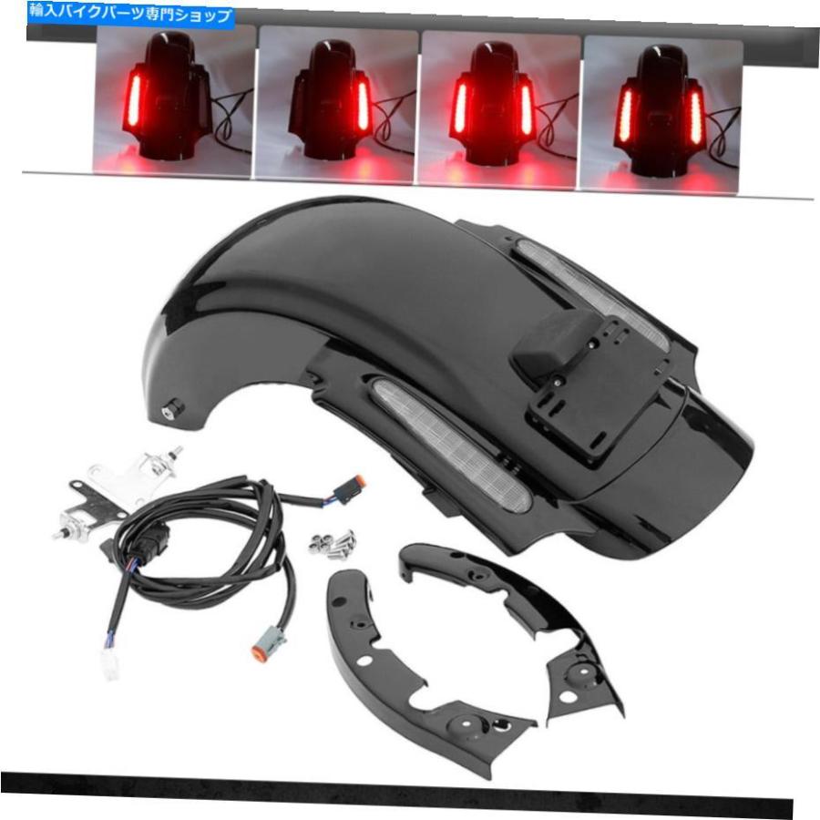 Rear Fender CVO表現スタイルはハーレーダビッドソンツーリングモデルの利益のリアフェンダーシステム2009-2013 09 CVO Style LED Rear Fender System For フロントフェンダー-外装パーツ-バイク