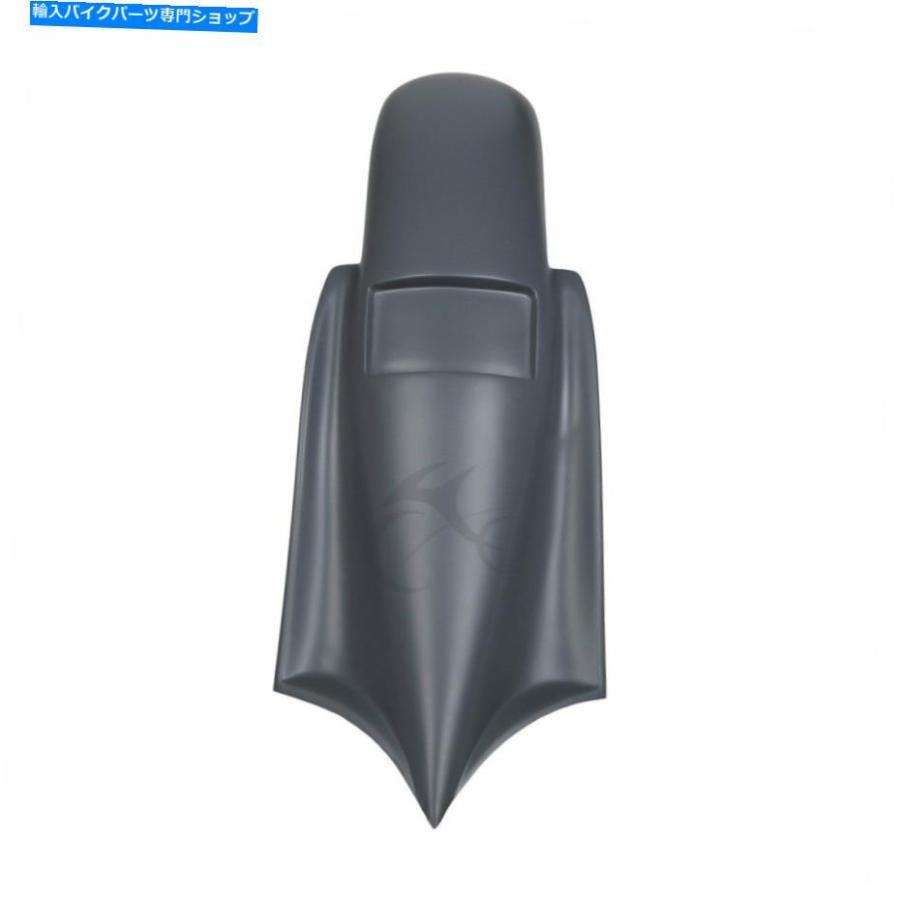 Rear Fender 玻璃衣料繊維のリアフェンダーフィットハーレーツーリングロードキングバッグ14-21未ペンキ塗り Fiberglass Rear Fender Fit For Harley Touring フロントフェンダー-バイク