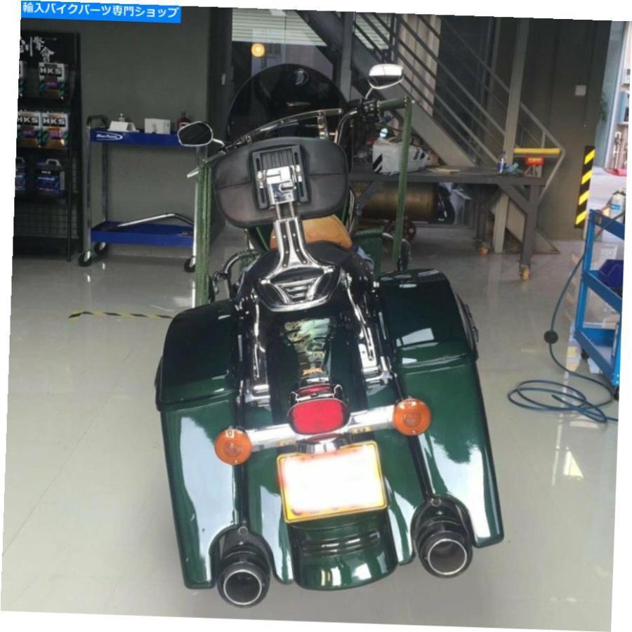 Rear Fender ディープジェイドパールストレッチリアフェンダー取りひろげる2014+ハーレーストリートロードグライド Deep Jade Pearl Stretched Rear Fender Ex フロントフェンダー-バイク