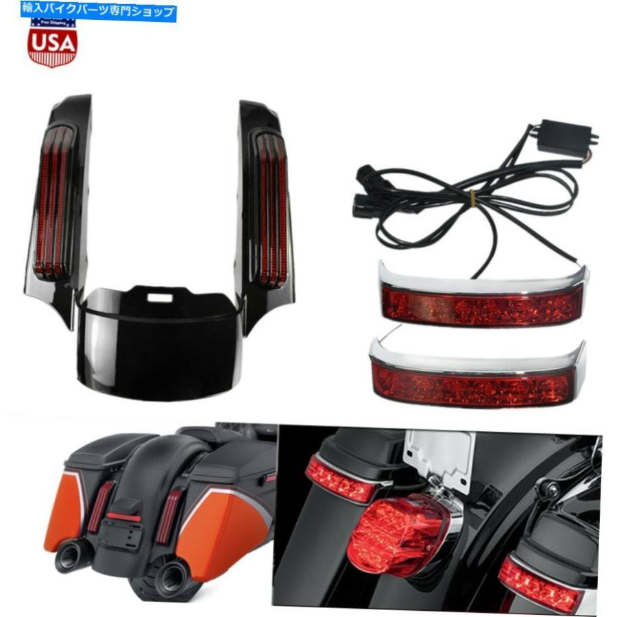 Rear Fender サドルバッグテールのリアフェンダー拡張ライト2014年のツーリングのための光フィット Rear Fender Extension Light w/Saddlebag Tail Tu