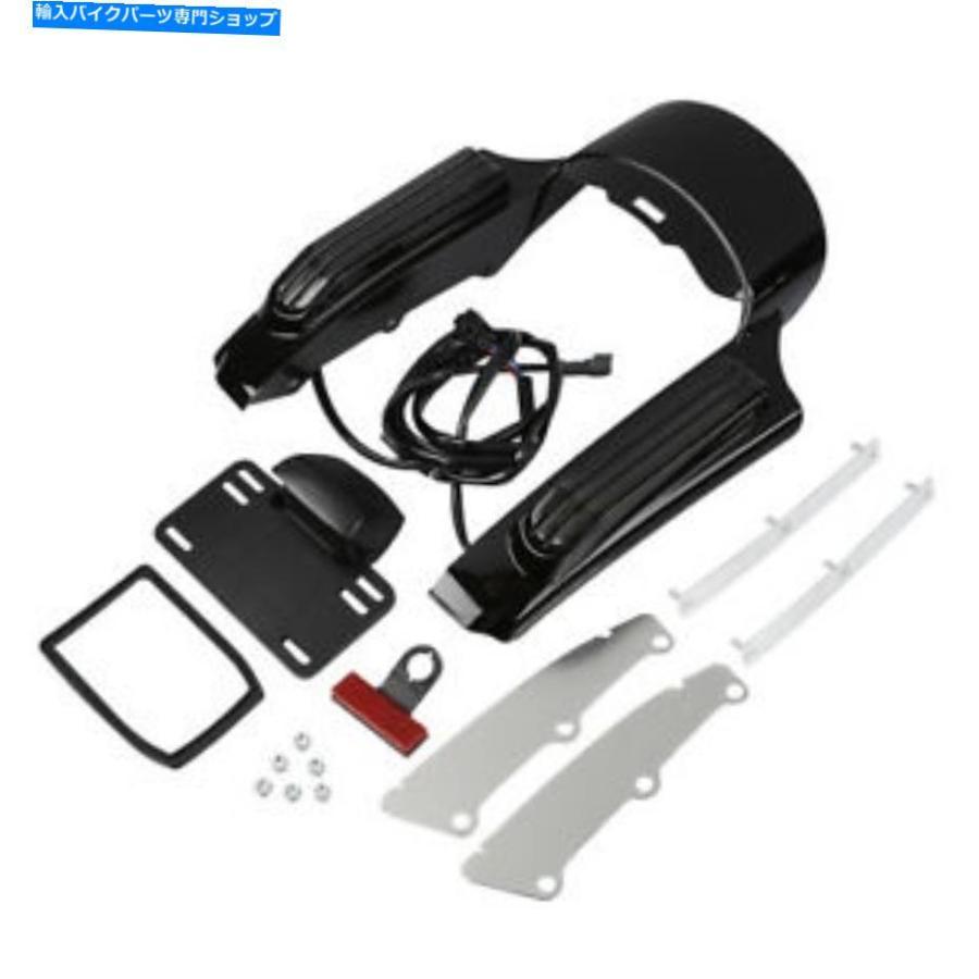 Rear Fender ハーレーツーリングロードキングElectra Glide 2014-2021のためのLEDリアフェンダーXisiaフィット LED Rear Fender Fascia Fit For Harle