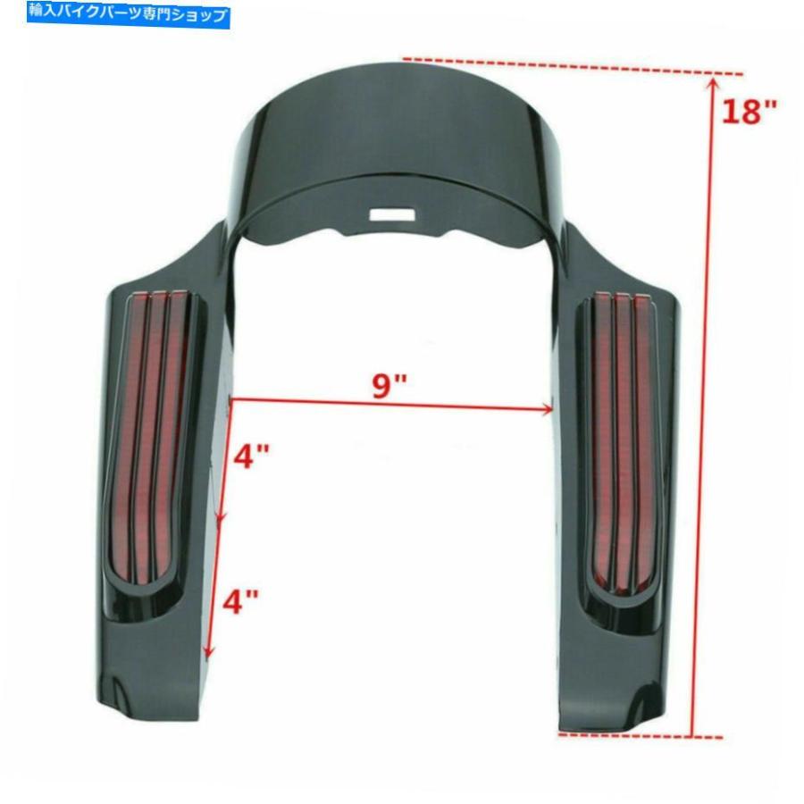 Rear Fender ハーレーダビッドソンツーリングロードグライドスペシャルフロックス14-20 Rear Fender Fascia For Harley Davidson Touring Road Glide_2