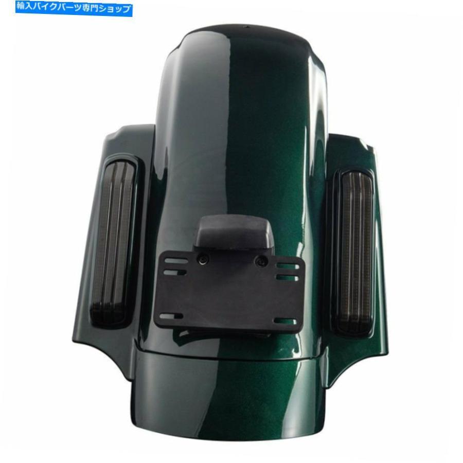 Rear Fender 14-20ハーリーストリートロードエレクトラのためのディープジェイドパールCVOリアフェンダーシステム Deep Jade Pearl CVO Rear Fender S