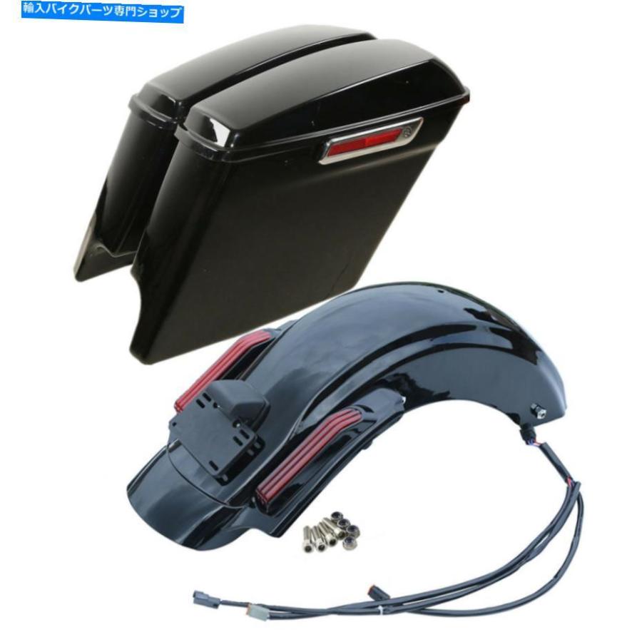 Rear Fender 5 \"伸縮されたサドルバッグリアフェンダーフィットharley touring Electra Glide 14-20 19 5\"" Stretched Saddlebag Rear Fender Fit For"