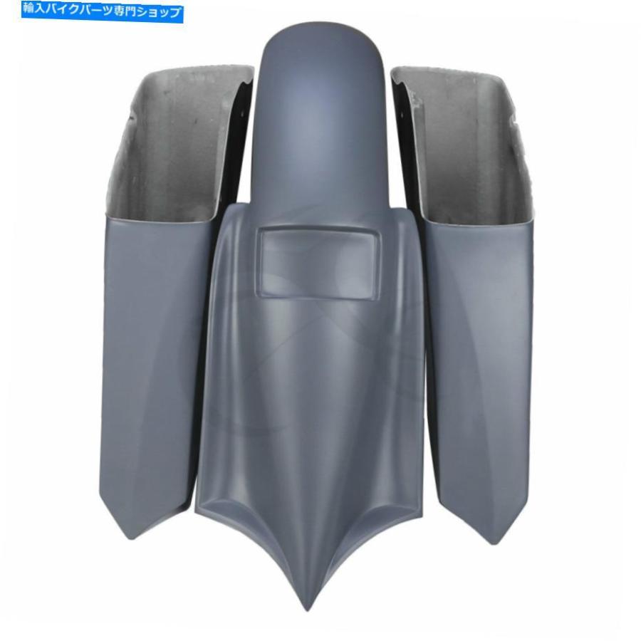 Rear Fender 6 \"直線コースされた取りひろげるされたサドル御徒面子のカットアウト＆どろ除けの利益のどろ除け 6\"" Stretched Extended Saddlebags No Cut Ou" フロントフェンダー-車、バイク、自転車