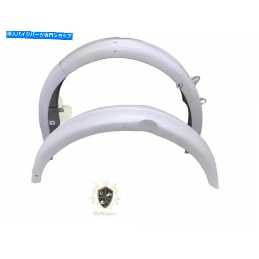 Rear Fender BSA B31 / B33フロントとリアの生マッドガードセットプランジャーモデルフィット BSA B31/B33 Front And Rear Raw Mudguard Set Plunger