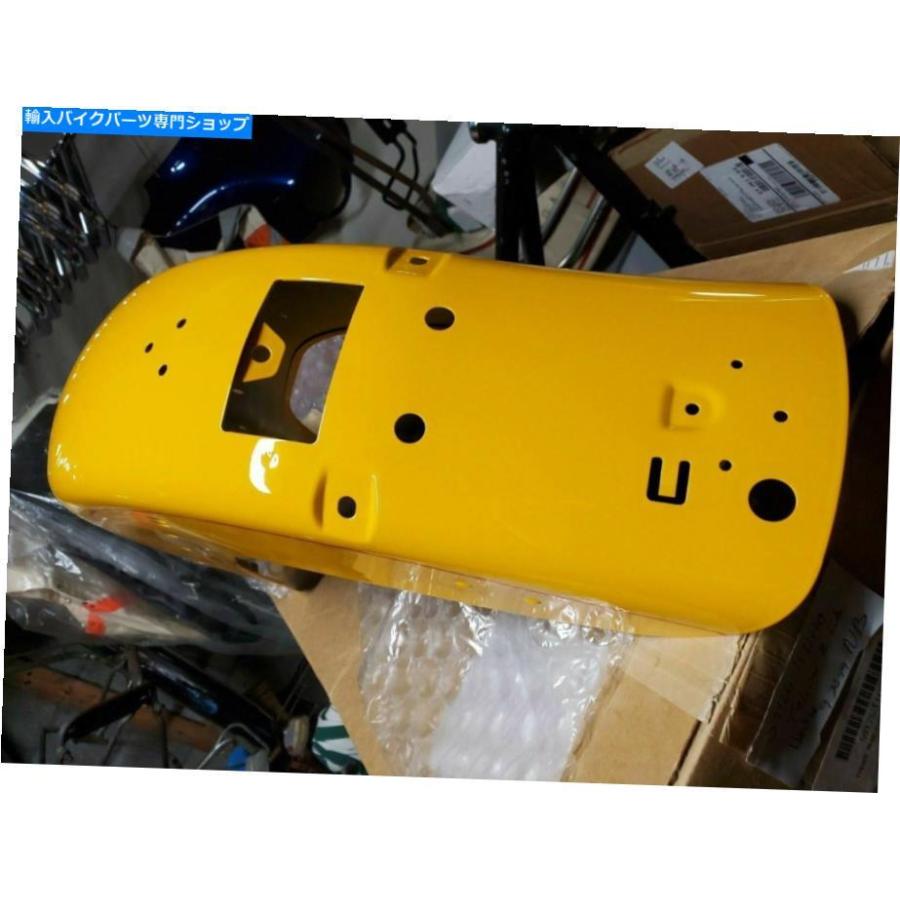 Rear Fender ニューハーレーリアフェンダークロームイエロー2011遺産ソフトFLSTCファクトリーペイント！ New Harley Rear Fender chrome Yellow 2011の画像