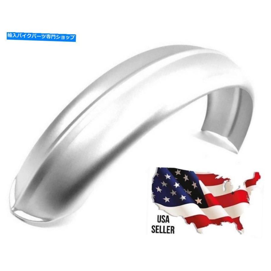 Rear Fender 耳あたらしい6 \"ワイドアルミニウムリブリブフェンダーボバースポーツスターXL 1200 DYNAクリーヴァ883 NEW 6\"" WIDE ALUMINUM RIB RIBBED FENDE" 外装パーツ-フロントフェンダー