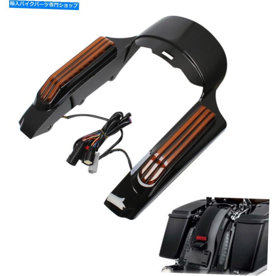 Rear Fender ロード街の滑走路のためのLEDライトが付いているリアフェンダーの筋膜2014-2018 Rear Fender Fascia With LED Light For Touring Road Ki