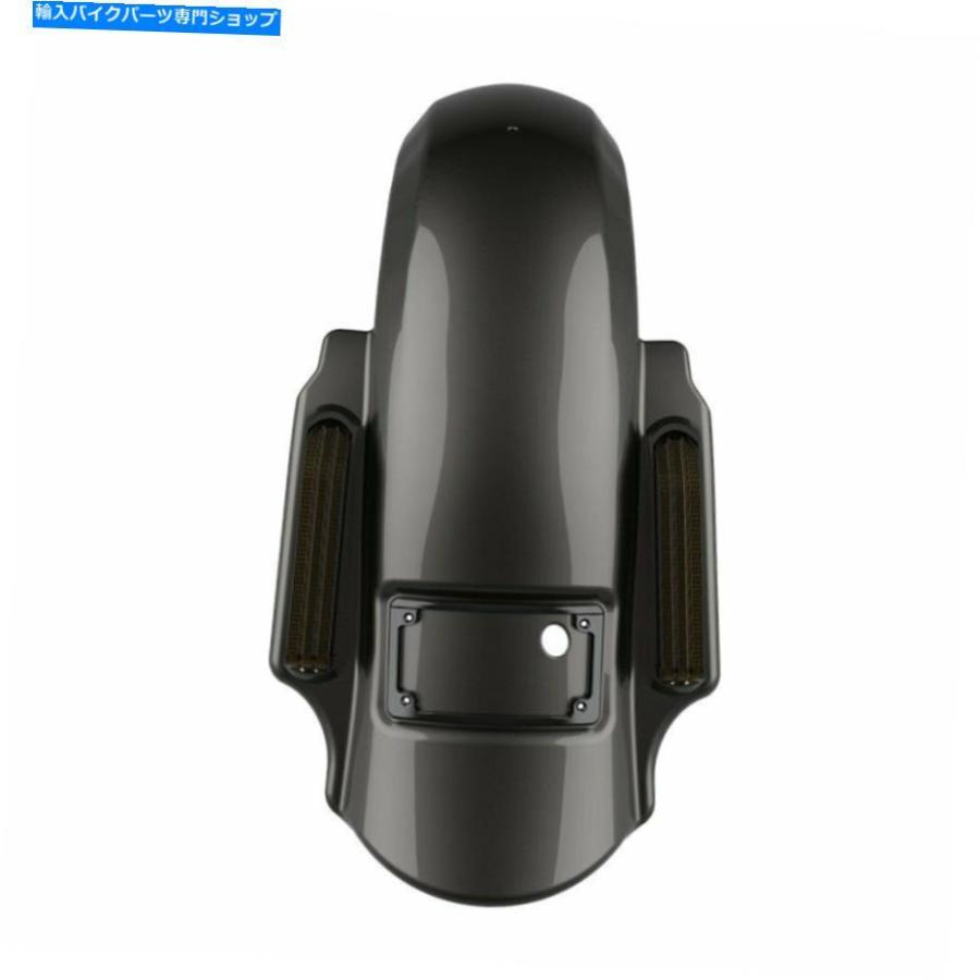 Rear Fender 2014+ハーレーダビッドソンツーリングのための銀の流束の支配者の伸縮されたリアフェンダー Silver Flux Dominator Stretched Rear Fende