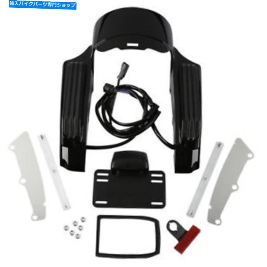 Rear Fender リアフェンダーズシアセットフィットハーレーツーリングロードストリートエレクトラグライド14-21 20 Rear Fender Fascia Set Fit For Ha