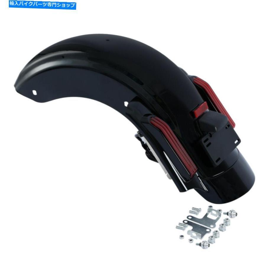 Rear Fender LEDリアフェンダーシステムフィットハーレーツーリングストリートグライド2014-2020 CVO表現スタイル LED Rear Fender System Fit For Harley 外装パーツ-車、バイク、自転車-フロントフェンダー