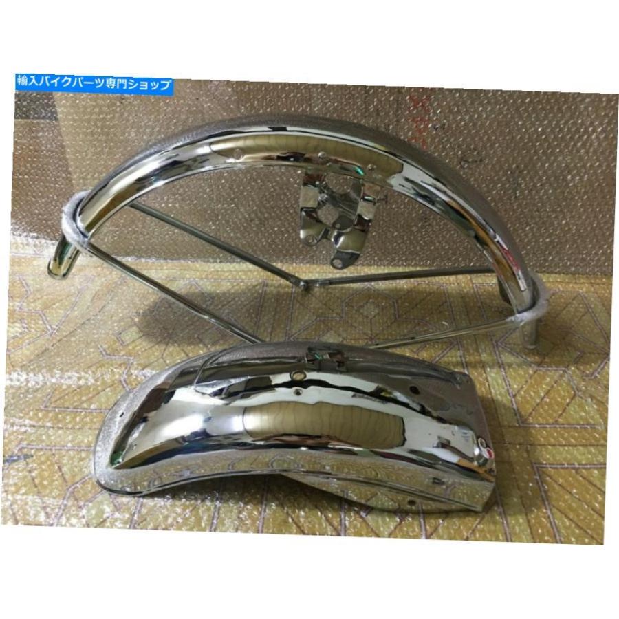 Rear Fender 1974年 - 1976 1976ホンダCB550 CB550 K0 - 76向こう正面と後押しどろ除けの鉄鋼Cr。 1974 - 1976 Honda CB550 CB550 K0 - 76 Front And Re 外装パーツ-フロントフェンダー-車、バイク、自転車
