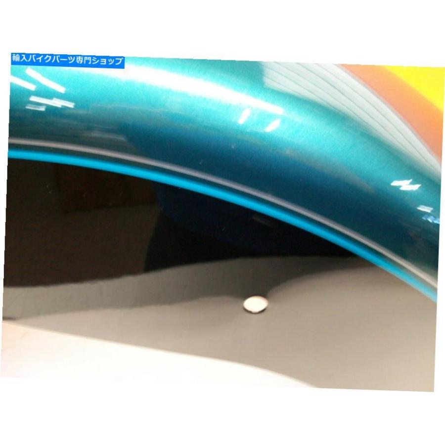 Rear Fender Harley-Davidson 59596-00QZ New 2000 Fatboyリアフェンダースエードグリーン＆ビビッドブラック Harley-Davidson 59596-00QZ New 2000 Fの画像