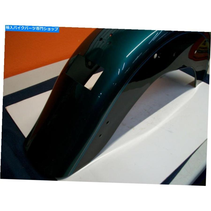 Rear Fender Harley-Davidson 59596-00QZ New 2000 Fatboyリアフェンダースエードグリーン＆ビビッドブラック Harley-Davidson 59596-00QZ New 2000 Fの画像