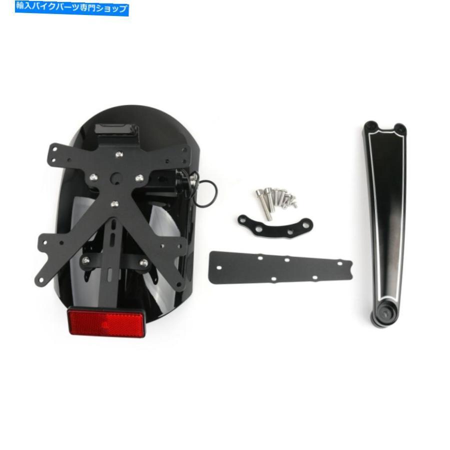 Rear Fender 後部ハガスプラッシュマッドガードフェンダーエリミネーターBMW R1200R 9 T 14-16ブラック Rear Hugger Splash Mud Guard Fender Elimina_1