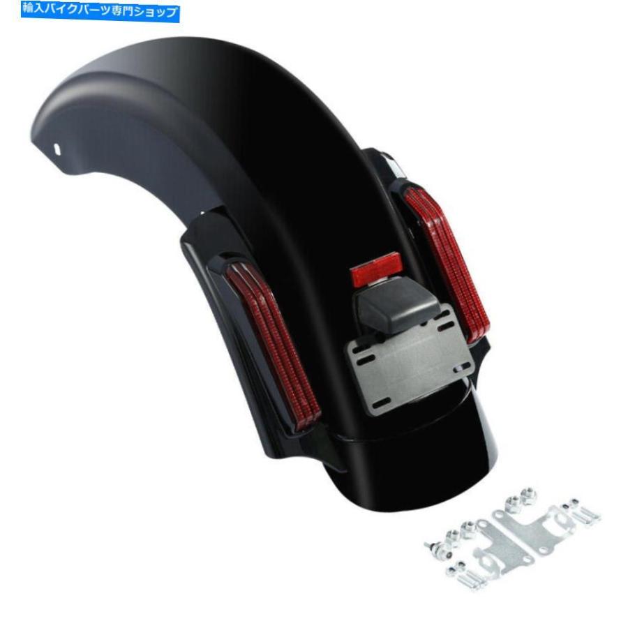 Rear Fender 4 \"ハーレーCVOストリートロードグライド2014アップのためのサドルバッグリアフェンダーフィット 4\"" Stretched Saddlebag Rear Fender Fi"_2