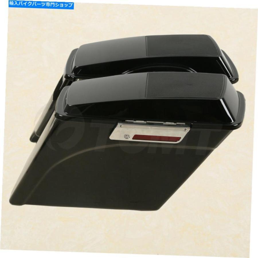 Rear Fender 5 \"ハーレーストリートロードグライド09-13のための伸縮されたサドルバッグリアフェンダー 5\"" Stretched Extended Saddlebag Rear Fender"_2
