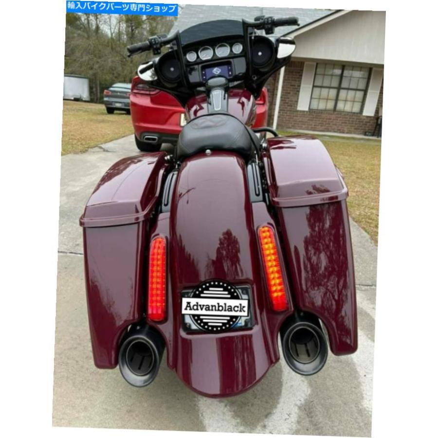 Rear Fender Billiard Burgundy Dominatorは14+ハーレーツーリングのリアフェンダーを伸ばした Billiard Burgundy Dominator Stretched Rear Fender F_1