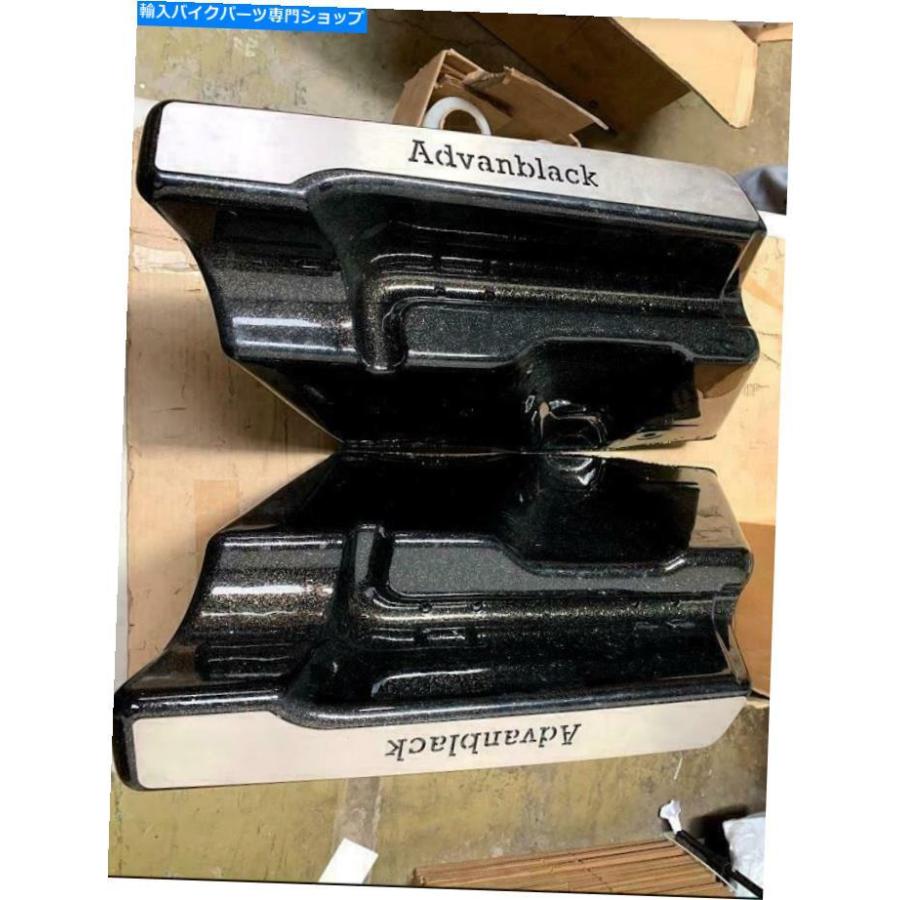 Rear Fender OS＆D AdvanBlack 4.5 \"ストレッチサドルバッグハードキャンディブラック+リアフェンダー拡張 OS\u0026D Advanblack 4.5\"" Stretched Saddlebag"