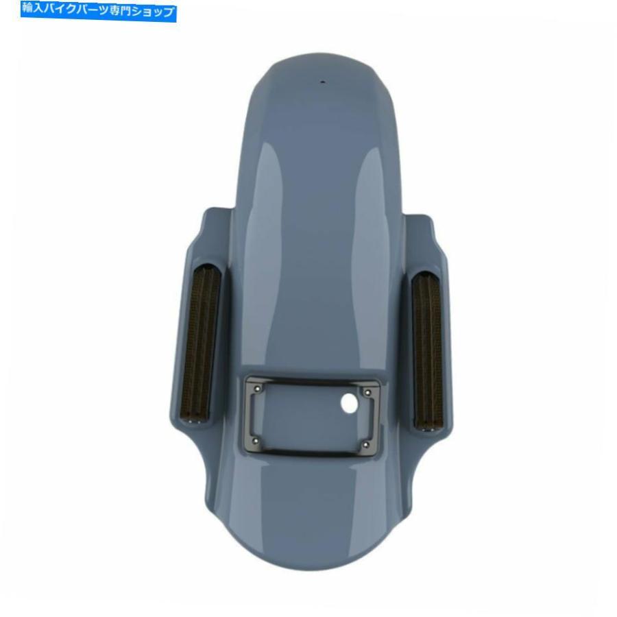 Rear Fender AdvanBlack Gunship Grey Dominator 14+ハーレーダビッドソンのリアフェンダーストレッチリアフェンダー Advanblack Gunship Gray Domina