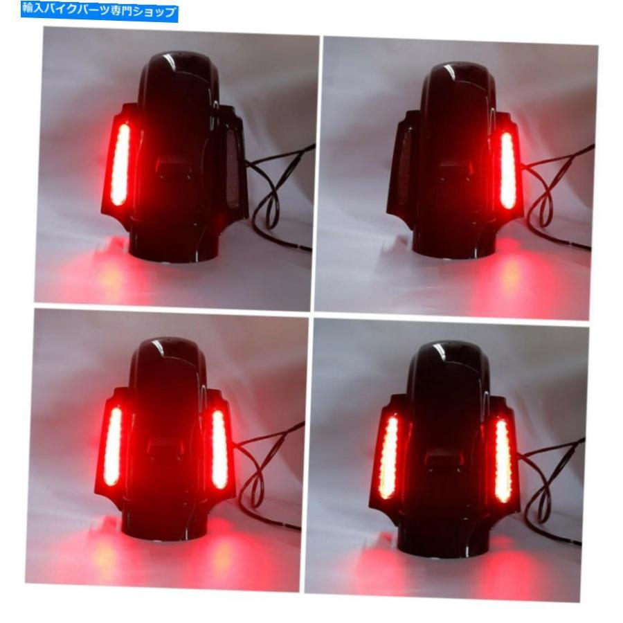 Rear Fender 5 \"ハーレーツーリングのための伸縮されたサドルバッグ＆CVOリアフェンダー2009-2013 5\" Stretched Extended Saddlebags \u0026 CVO Rear Fendの画像