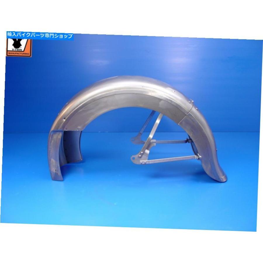 Rear Fender 生の硬いリアフェンダーアセンブリナックルヘッドオーバーヘッド61「硬い74」4速側 Raw Rigid Rear Fender Assembly Knucklehead Overhea