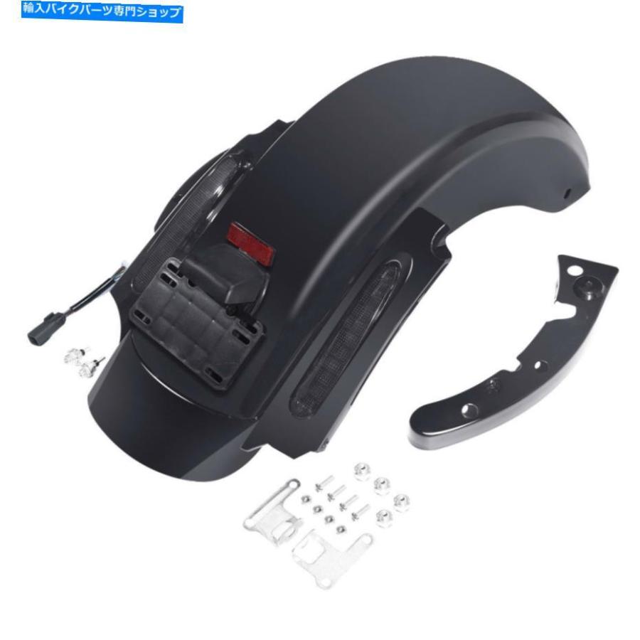 Rear Fender リアフェンダーシステムLEDともし火はハーレーツーリングElectra Glide 09-13 CVO表現スタイル Rear Fender System LED Light For Harley Touri バイク-外装パーツ