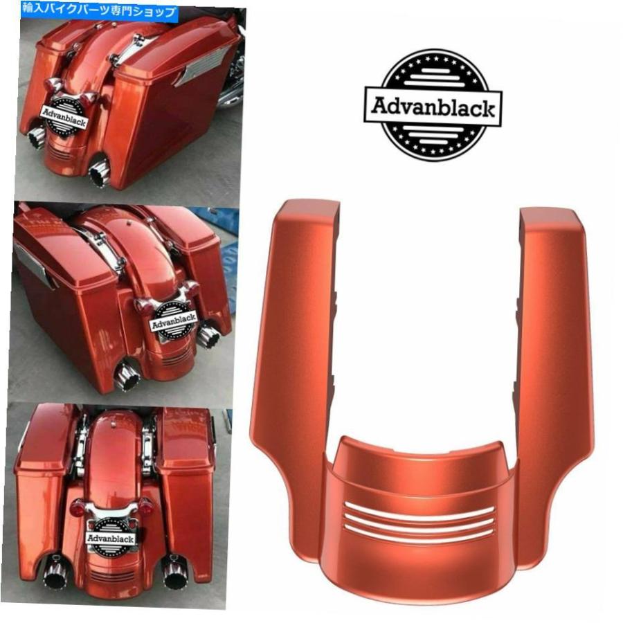 Rear Fender サドナオレンジストレッチリアフェンダー取りひろげる2009+ハーレーストリートロードグライド Sedona Orange Stretched Rear Fender Extension Fo バイク-車、バイク、自転車