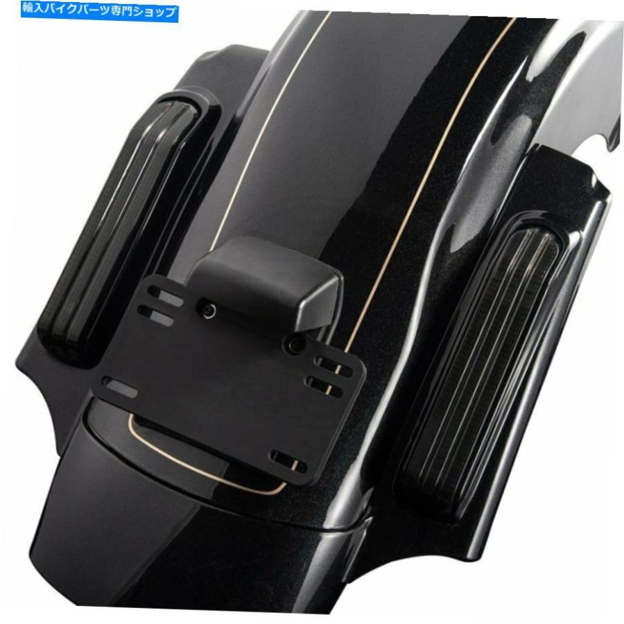 Rear Fender ブラッククォーツCVOリアフェンダーフィット2014-20ハーリーエレクトラストリートロードツーリング Black Quartz CVO Rear Fender Fit 20_1