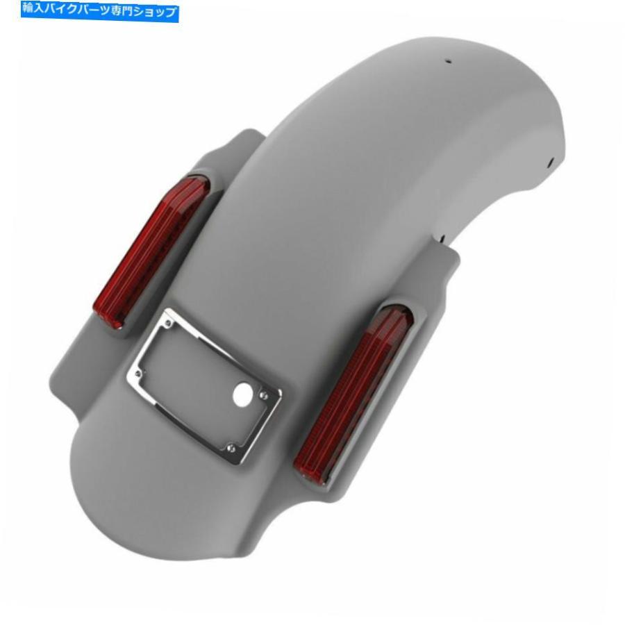 Rear Fender 非塗装支配者は、リアフェンダー2を2014+ハーレーツーリングのために1に伸びた Unpainted Dominator Stretched Rear Fender 2 into 1 For_2