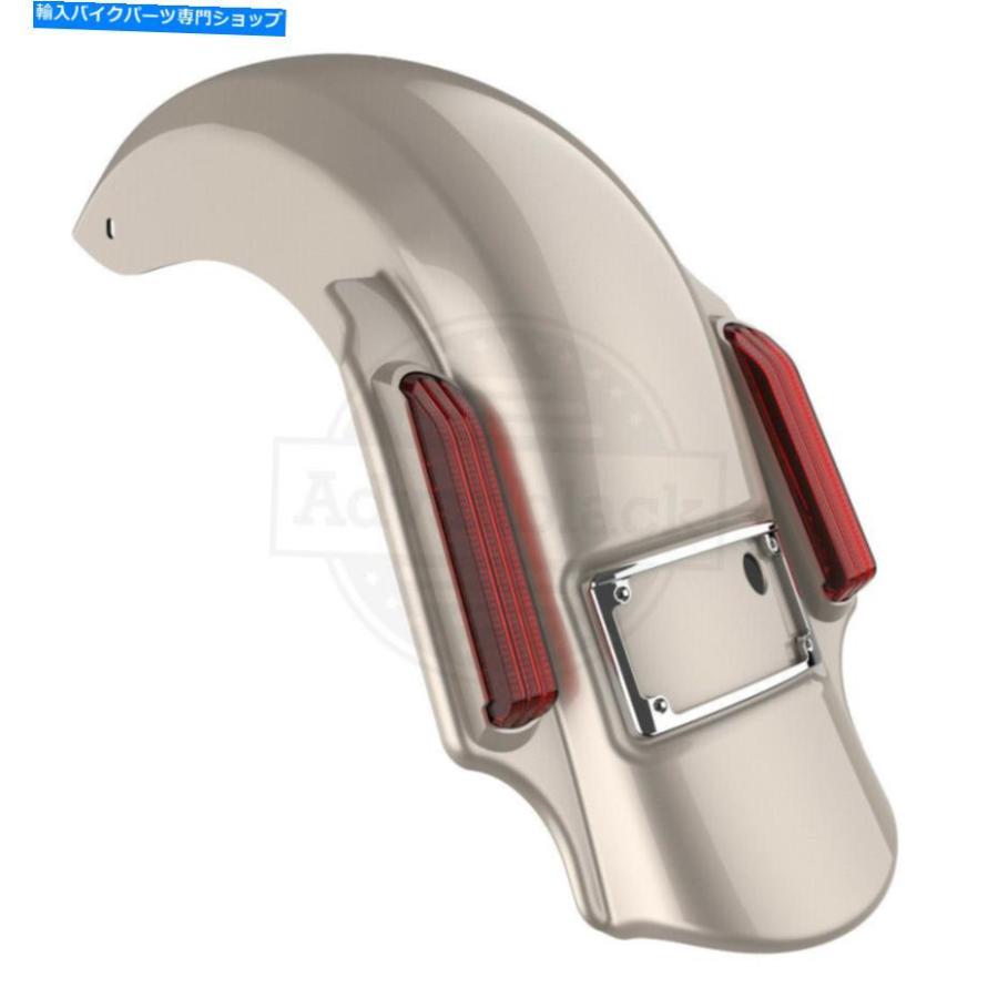 Rear Fender 2014+ハーレーツーリングのためのシルバーフォーチュンドミネーターストレッチされたリアフェンダー Silver Fortune Dominator Stretched