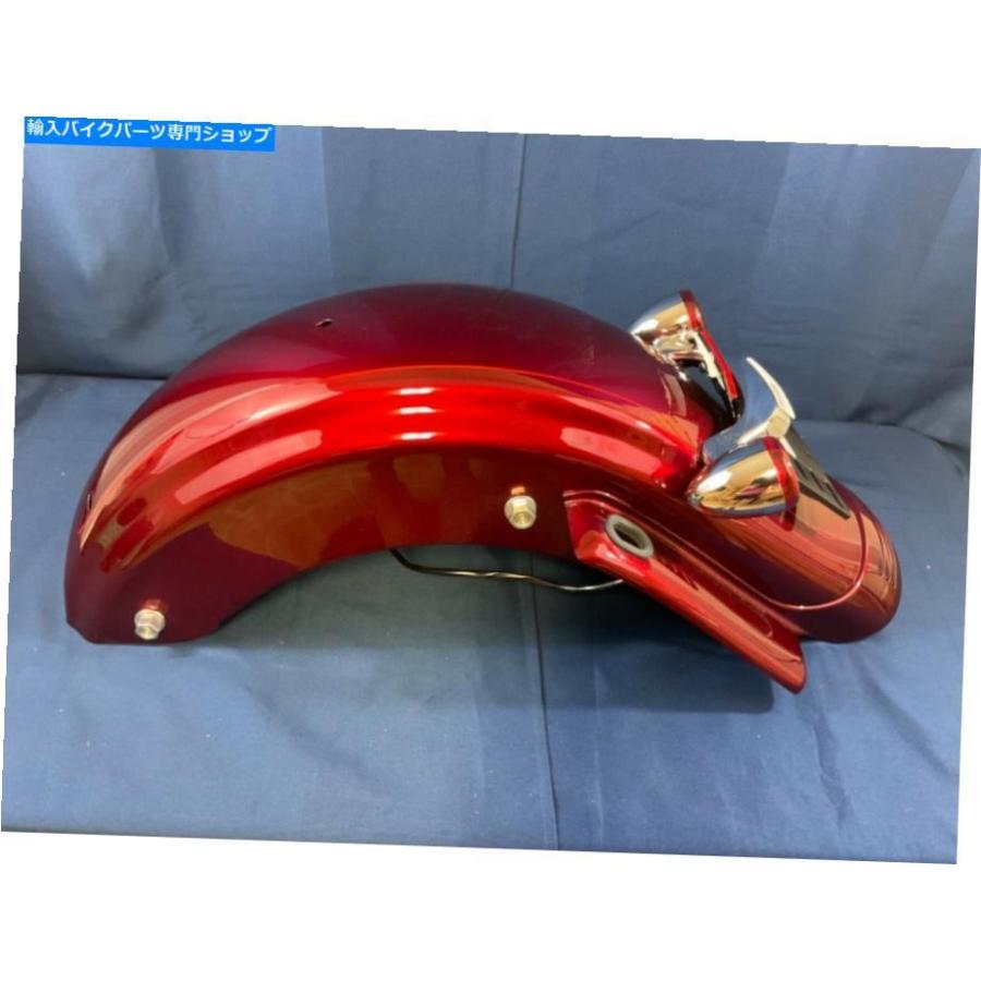 Rear Fender OEMハーレイツーリングベロシティレッドサンググルーリアフェンダーW /ライトバー、Fasia 59500184 OEM Harley Touring Velocity Red Sun