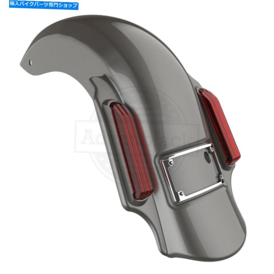 Rear Fender Briet Silver Dominatorは2014+ハーレーツーリングのための拡張リアフェンダーを伸ばした Billet Silver Dominator Stretched Extended R
