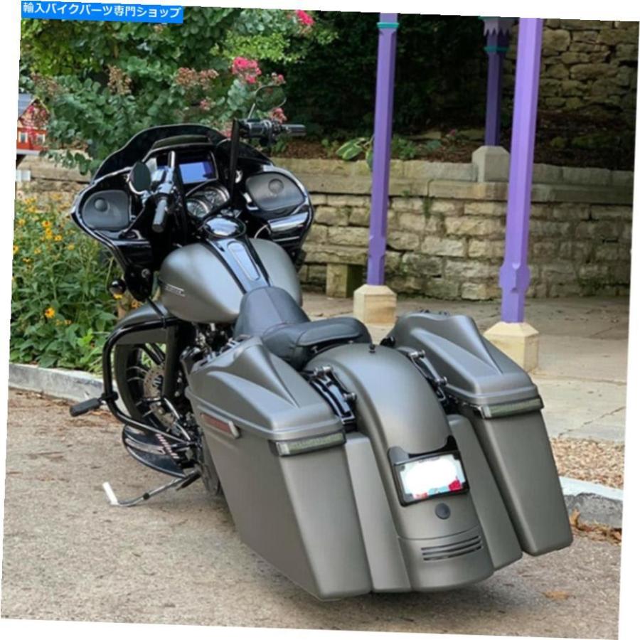 Rear Fender カットアウトなし産業用グレーデニムストレッチリアフェンダー取りひろげる14~19ハーロバート・エドワード・リー No Cutout Industrial Gray Denim Stretched Rear Fende 外装パーツ-フロントフェンダー