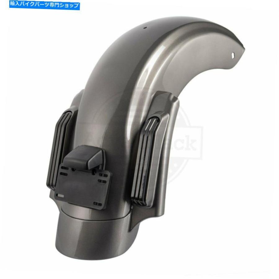 Rear Fender 14-20ハーレーストリートロードグライドツーリングのビレットシルバーCVOリアフェンダーシステム Billet Silver CVO Rear Fender System