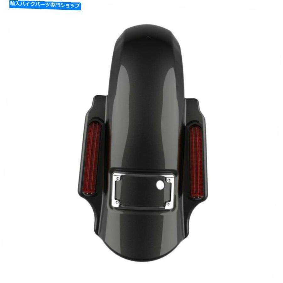 Rear Fender ブラックパールドミネーターストレッチリアフェンダーは09-13ハーレーツーリング Black Pearl Dominator Stretched Rear Fender For 09-1