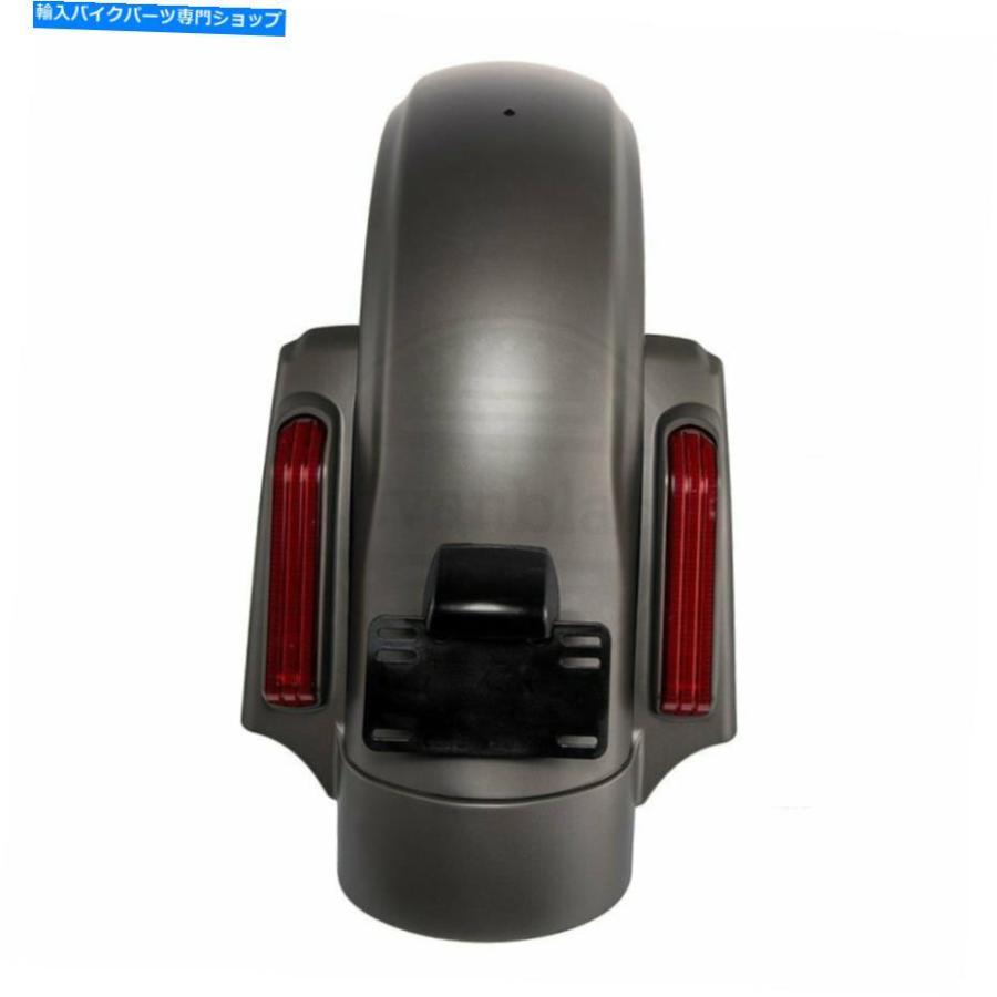 Rear Fender 工業用グレーCVOリアフェンダーシステムフィット14-20ハーリーツーリングロードグライド Industrial Gray CVO Rear Fender System Fit 14