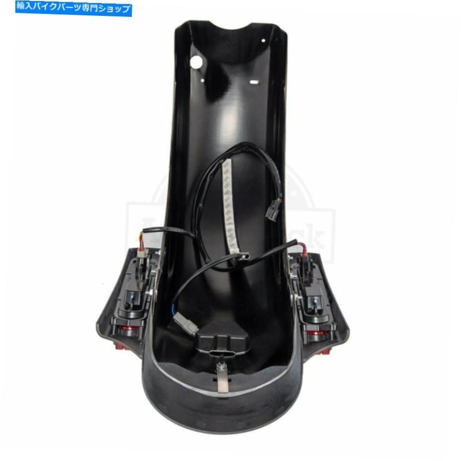 Rear Fender 工業用グレーCVOリアフェンダーシステムフィット14-20ハーリーツーリングロードグライド Industrial Gray CVO Rear Fender System Fit 14_2
