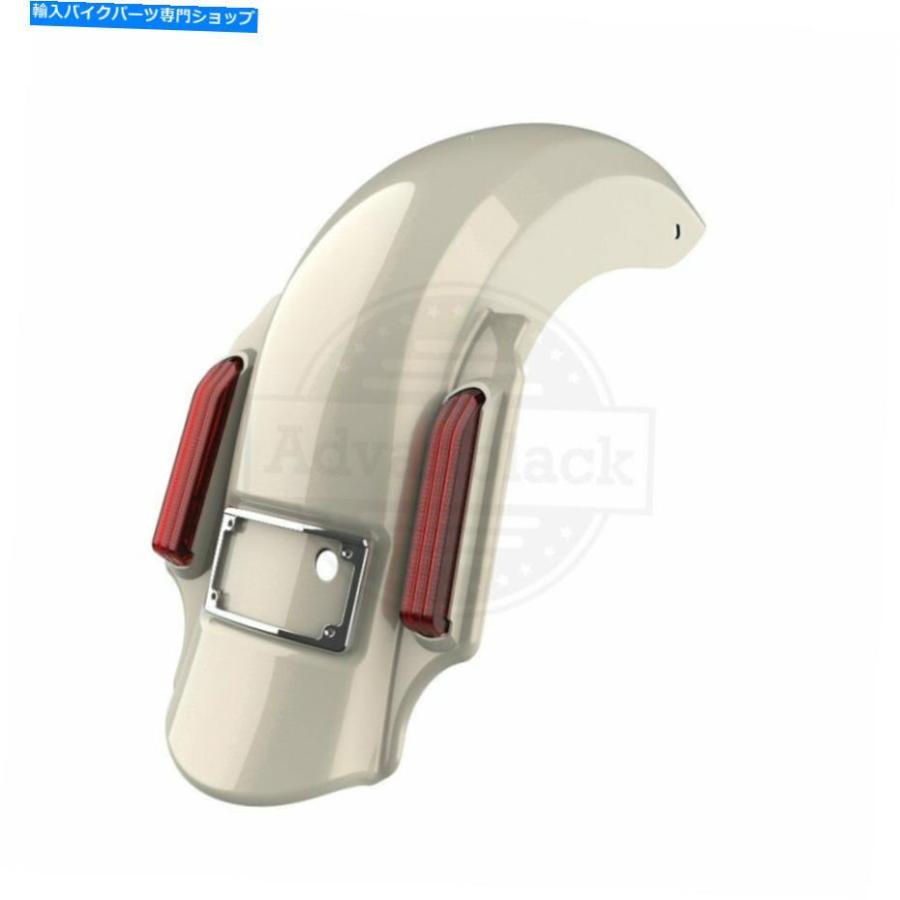 Rear Fender モロッコゴールドドミネーターストレッチ延長リアフェンダーフィット2014+ハーレーツーリング Morocco Gold Dominator Stretched Extende