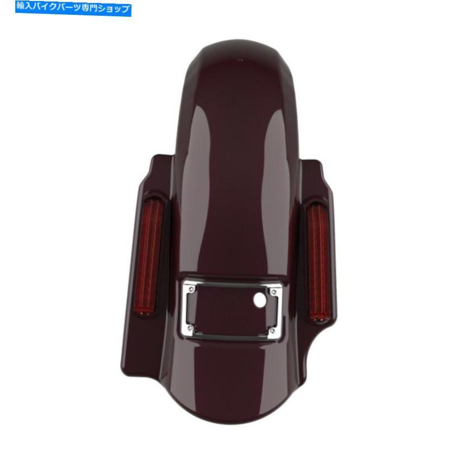 Rear Fender ブラックチェリードミネーターストレッチリアフェンダーシングルカットアウト09-13 Black Cherry Dominator Stretched Rear Fender Singl