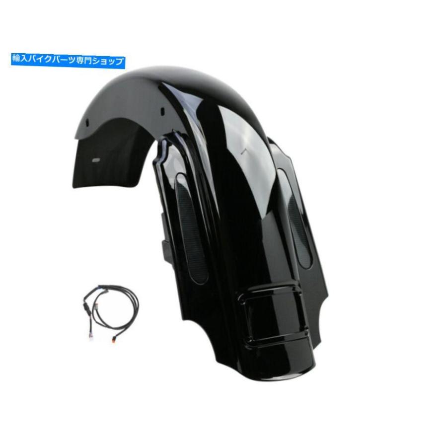 Rear Fender 1993年から2008年のLEDライト付きCVOストレッチリアフェンダーDavidson Touring CVO Stretched Rear Fender with LED Lights for 1993-20の画像