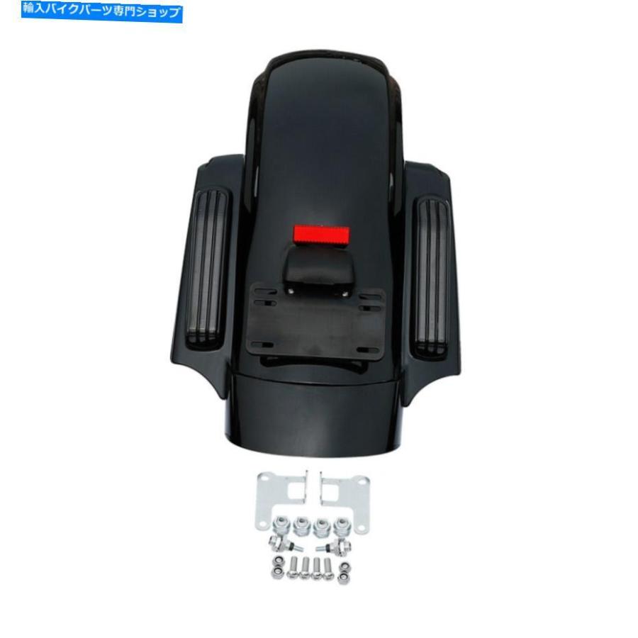 Rear Fender ハーレーエレクトラ表どおり通り道グライドキング14-21 CVOの後押しどろ除けLED取り合わせ相応う Rear Fender LED System Fit For Harley Elect 外装パーツ-車、バイク、自転車-フロントフェンダー